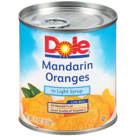 Dole Dole In Light Syrup Mandarin Orange 11 oz. Can, PK12 14205